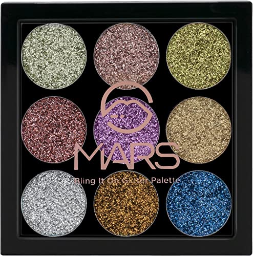 MARS Glitter Eyeshadow Palette 7.65 g (Shade-02)