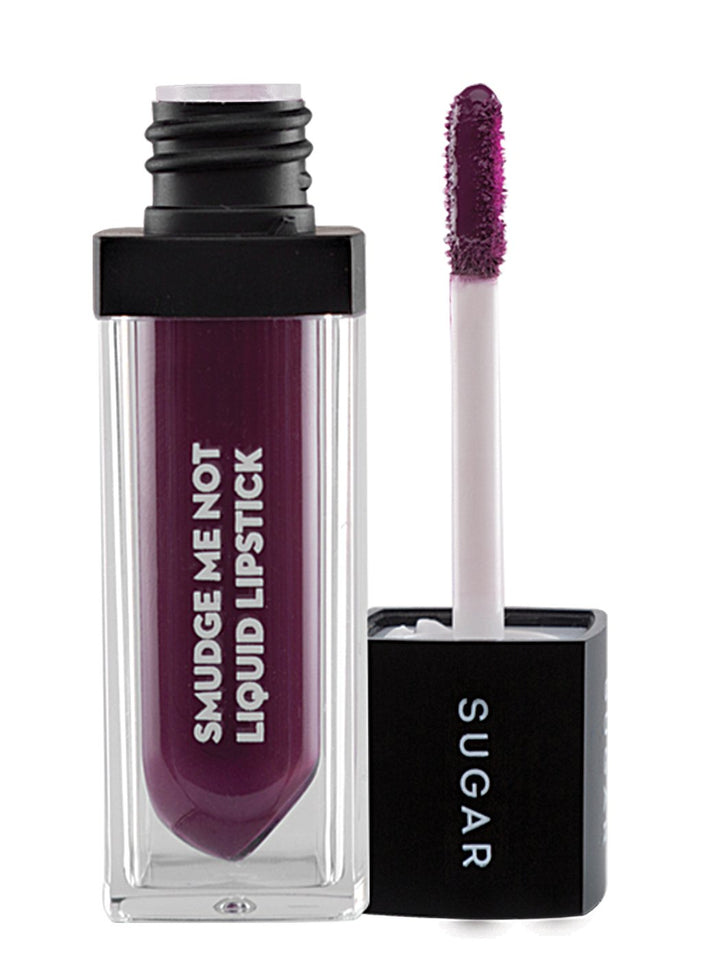 SUGAR Cosmetics Smudge Me Not Liquid Lipstick 19 Jet Set Violet (Magenta Purple), 4.5 ml