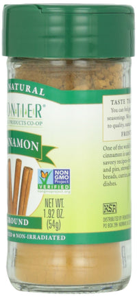 Frontier Cinnamon Ground, Korintje, 1.92-Ounce Bottle