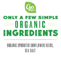 go Raw with Sea Salt Sprouted Organic Bag Keto Vegan Gluten Free Snacks Superfood, Sunflower Seeds, 14 Oz
