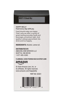 Happy Belly Pure Lemon Extract, 1 fl oz