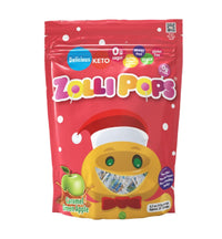 Zollipops Caramel Green Apple Lollipops - Sugar Free, Allergy Free, Vegan, KETO & Diabetic Friendly, Clean Teeth Candy