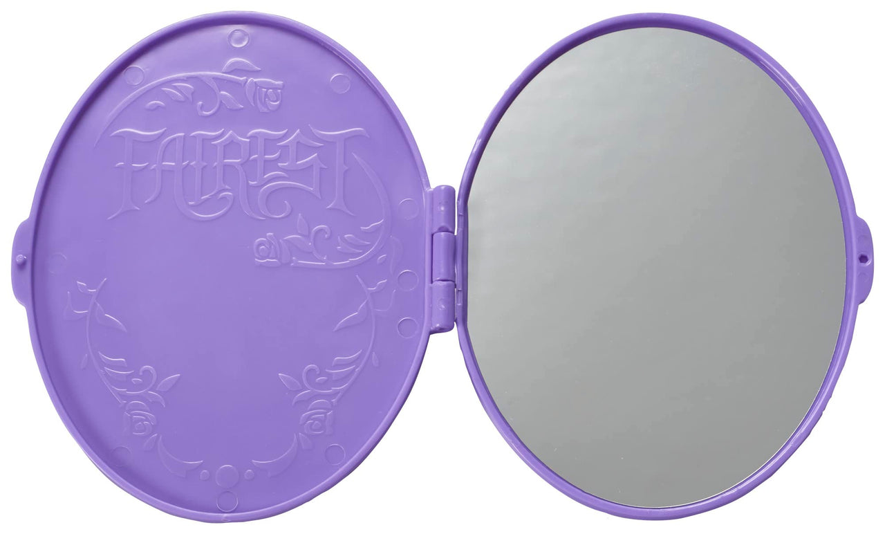 DecoSet Disney Descendants 3 Good 2 B Bad Cake Topper, 2-Pc Disney Descendants Decorations Set with Golden Tiara and Oversized Compact