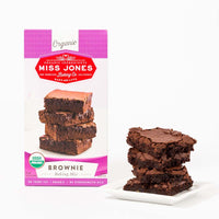 Miss Jones Baking Organic Fudge Brownie Mix, Non-GMO, Vegan-Friendly: Rich Cocoa (Pack of 1)