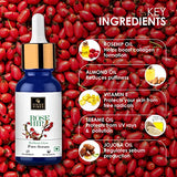 Good Vibes Rose Hip Radiant Glow Face Serum, 10 ml Light Weight Non Greasy Moisturizing Anti Ageing Formula For All Skin Types, Corrects Dark Spots, Natural, No Parabens & Sulphates, No Animal Testing