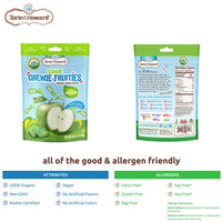 Torie and Howard Chewie Fruities, Sour Apple, 4 Ounce
