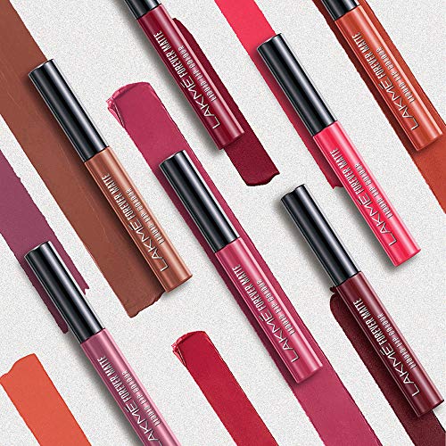Lakmé Forever Matte Liquid Lip Colour, Coral Sense, 5.6 ml