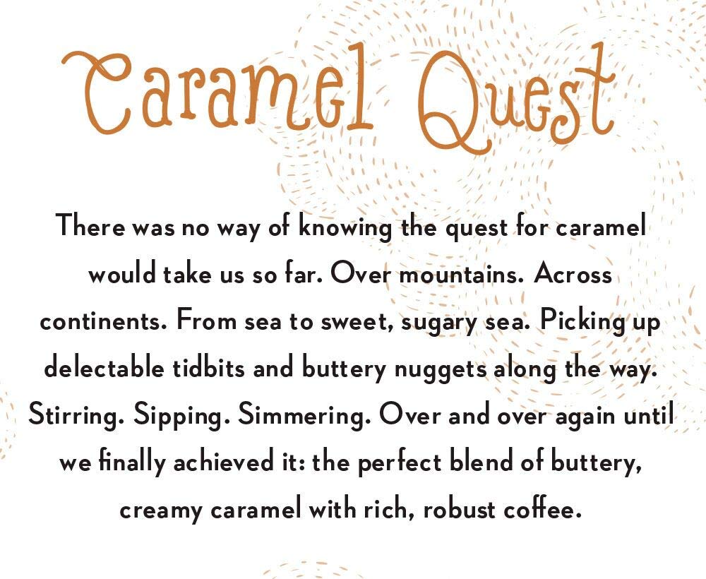 BARNIE's COFFEE TEA CO., Single Serve Pods and Smooth Flavor Gluten and Fat Free Medium Roast Compatible with Keurig Brewers, Creamy Buttery Caramel, 10 Count