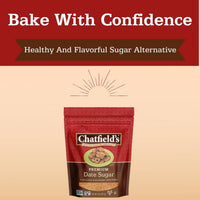 Chatfield's  Granulated Date Sugar Raw - Sugar Substitute for Kosher, Vegan and Gluten Free (Pack of 1)