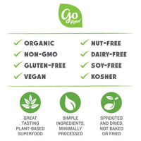 Go Raw Seeds with Sea Salt, Grab and Go, Single Serve, Keto Vegan Gluten Free Organic Superfood, Pumpkin, 12 Ounce