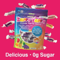 Zollipops Halloween Clean Teeth Zaffi Taffy, Natural Fruit, 10 Oz