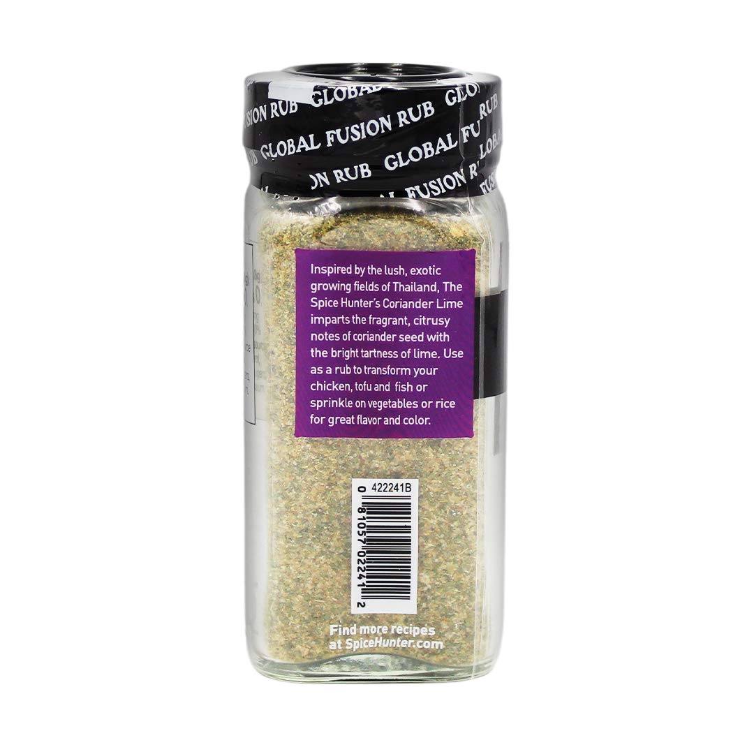 The Spice Hunter Global Fusion Rub, Coriander Lime Thailand, 1.9 Ounce