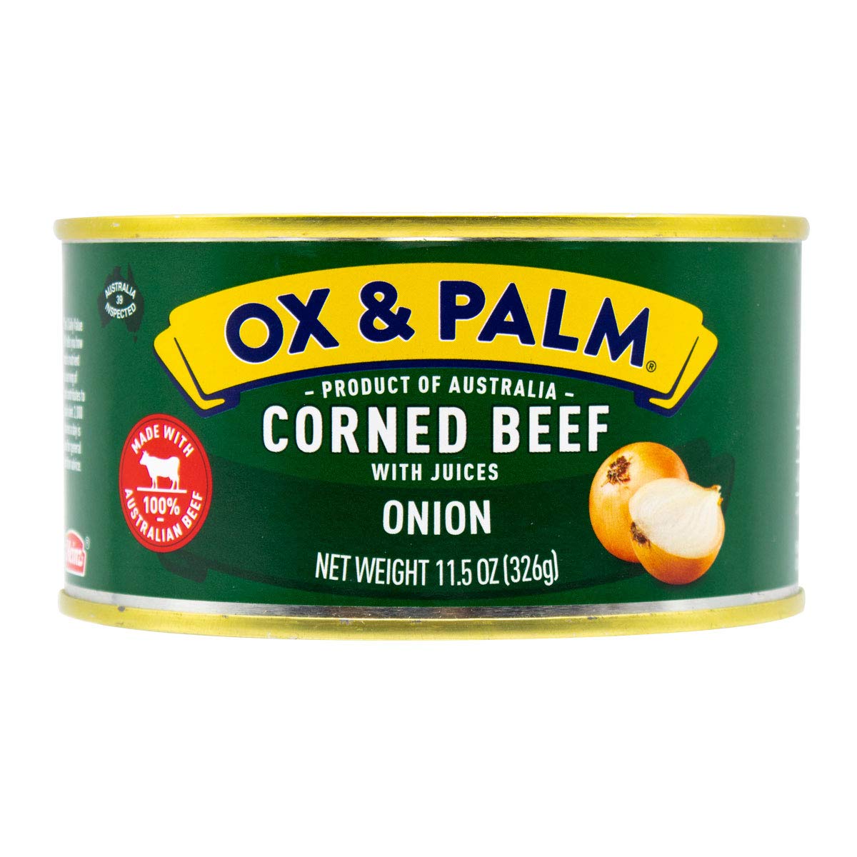 Ox & Palm Corned Beef, Onion Flavored, 11.5 Oz