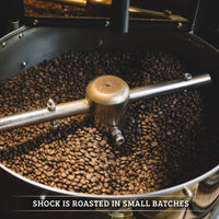 Shock Coffee Single Serve Cups. Up to 50% more Caffeine than Regular Coffee. 12 count - Compatible with Keurig K-Cup Brewers 2.0