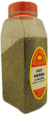 Marshalls Creek Spices X-Large Seasonings, Pot Herbs, 6 Ounce