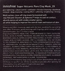 Innisfree Super Volcanic Pore Clay Mask_2X