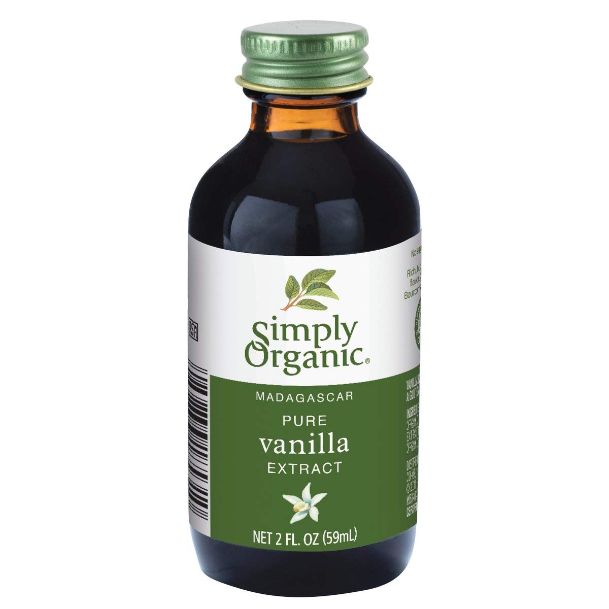 Simply Organic Pure Vanilla Extract, 2 oz (Packaging May Vary) (Pack of 2)