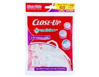 Close-Up Precision Floss Picks w/ Flouridex Thread, 60 Count, Pack of 2 (120 Flossers) by Close-Up