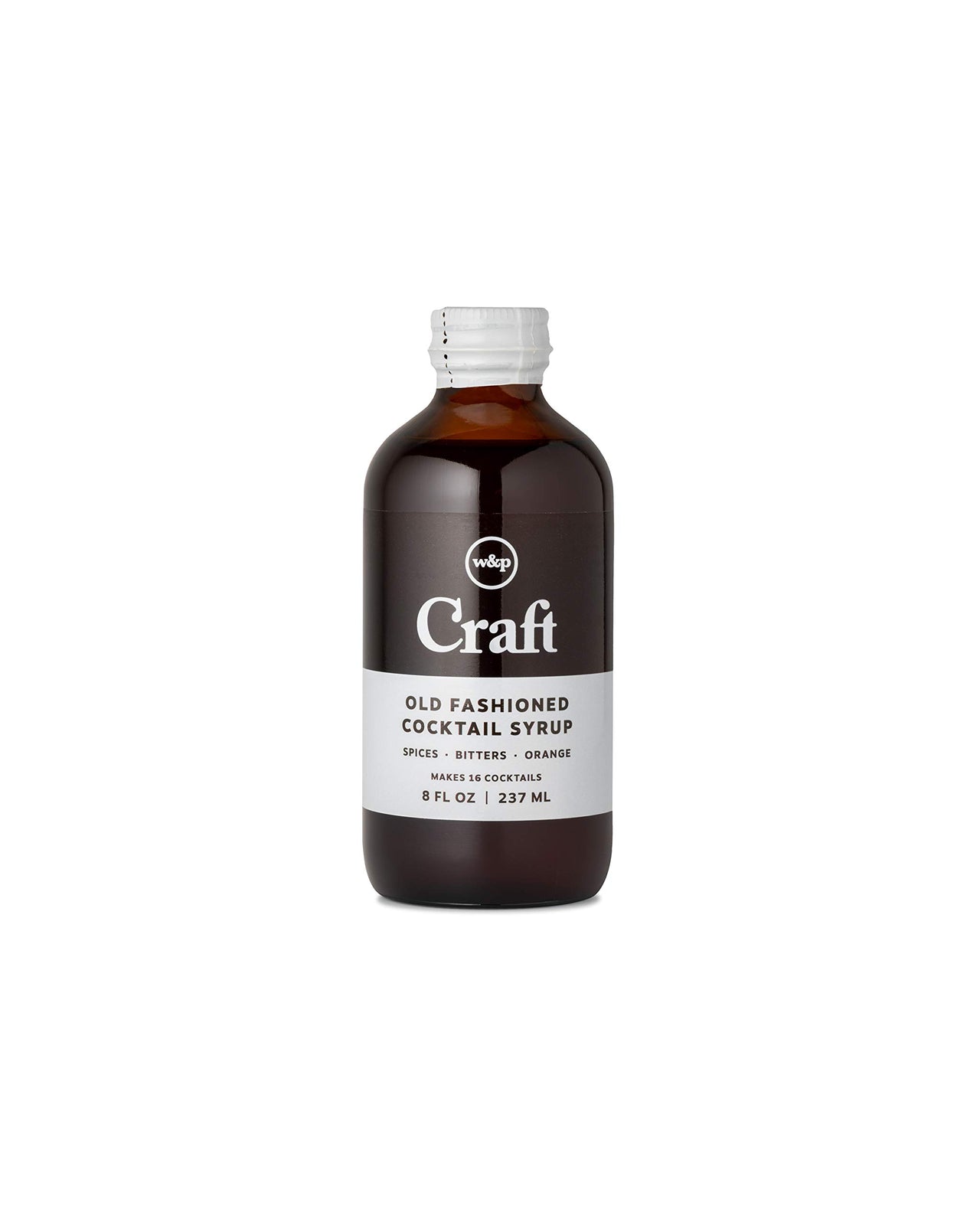 W&P Craft Cocktail Syrup Set, Old Fashioned, Moscow Mule, Spicy Margarita | Variety Pack, 8 Ounce Each, 3 Bottles | Cocktail Mixer, Handcrafted in Small Batches, Craft Cocktail, Bar Collection