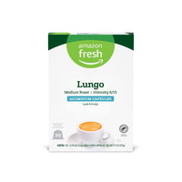 Fresh Lungo Medium Roast Aluminum Capsules, Compatible with Nespresso Original Brewers, Intensity 6/13, 50 Count (5 Packs of 10)