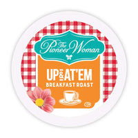 The Pioneer Woman Breakfast Blend Coffee Pods, Up & At 'Em, Medium Roast Coffee, Single Serve Coffee Pods for Keurig K Cups Machines, 24 Count