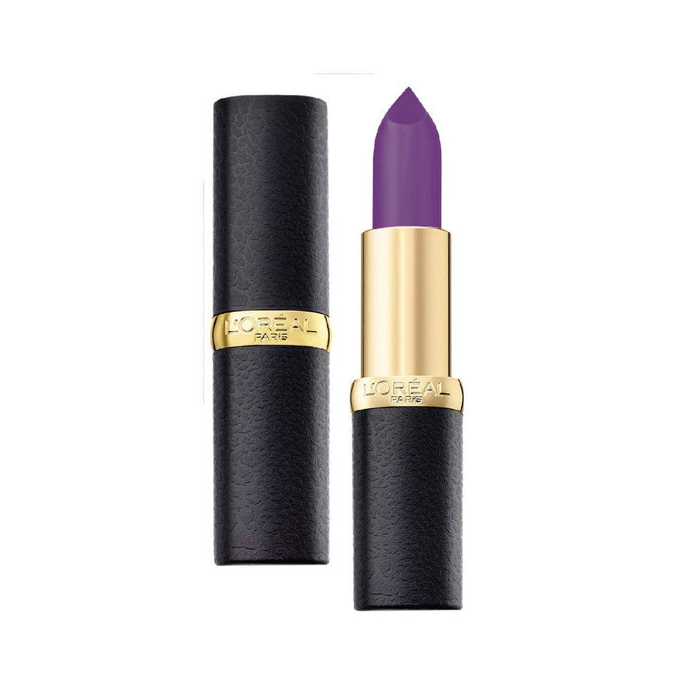 L'Oreal Paris Color Riche Moist Matte Lipstick, 241 Purple Calltime, 3.7g