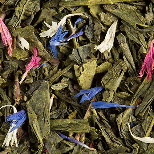 Dammann Freres Sachets, L'Oriental Green Tea Bags, Premium Gourmet French Oriental Tea, Notes of Passion Fruit, Peach, Strawberry, Individually Wrapped, 24 Count (Pack of 1)