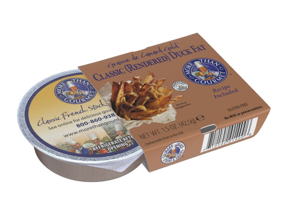 More Than Gourmet Graisse De Canard Gold, Rendered Duck Fat, 1.5 Ounce (Pack of 6)