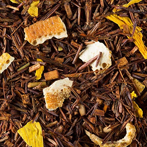 Dammann Freres Sachets, Rooibos Citrus Tea Bags, Premium Gourmet, Notes of Lemon, Clementine, and Orange Tea, Individually Wrapped, 24 Count (Single Pack)