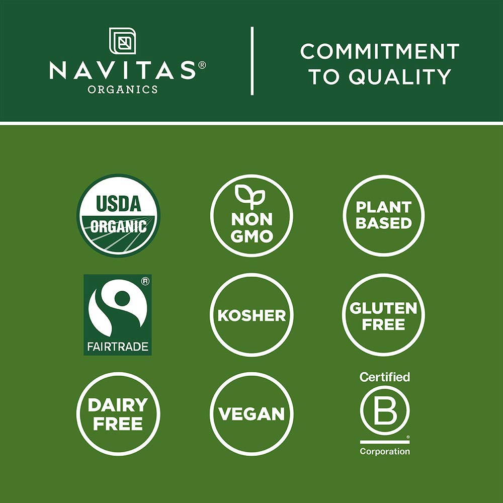 Navitas Organics Cacao Powder, 8oz. Bag, 15 Servings  Organic, Non-GMO, Fair Trade, Gluten-Free