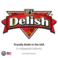 It's  Delish Minced Garlic by Its Delish, 8 Oz Medium Jar  Premium Fresh Dry Roasted Chopped Garlic for Cooking, Baking, Topping  No Preservatives, No Artificial Flavor Added, Certified Kosher
