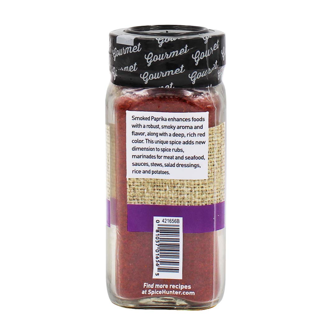 The Spice Hunter Paprika, Smoked, Ground, 1.8-Ounce Jar