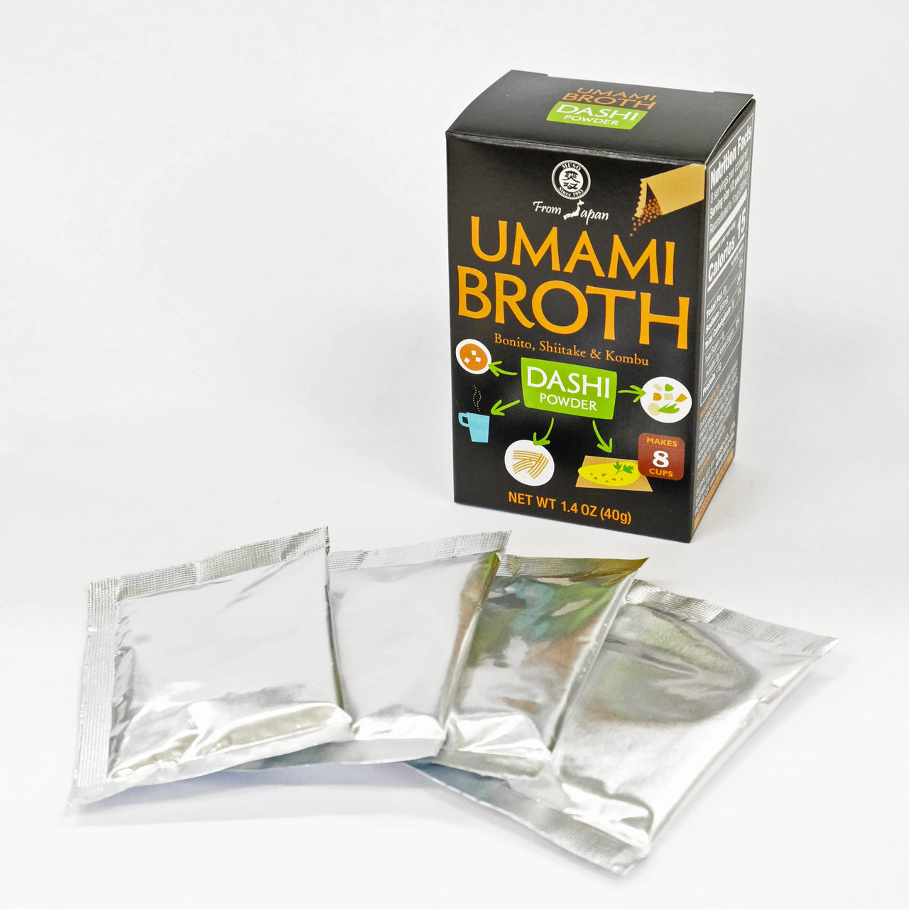 Muso From Japan Umami Broth Dashi Powder, Bonito, 1.4oz (Pack of 1)