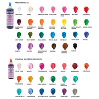 DECOPAC Premium Gel Food Color, Edible Coloring For Use with Buttercream or Whipped Icing, Fondant & Piping Gel, Highly Concentrated Gel, 8oz - Purple