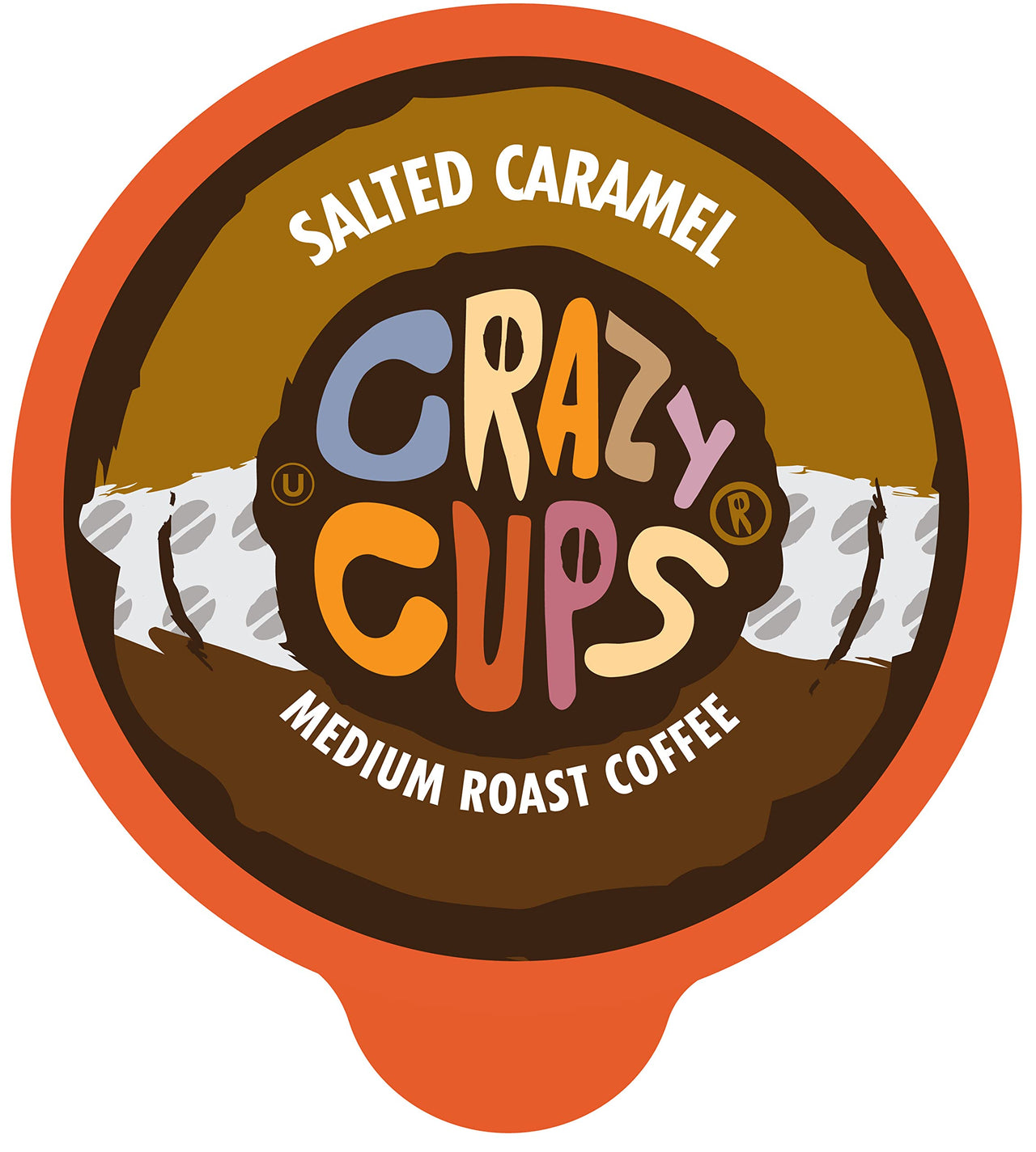 Crazy Cups Flavored Coffee for Keurig K-Cup Machines, Salted Caramel, Hot or Iced Drinks, 22 Single Serve, Recyclable Pods
