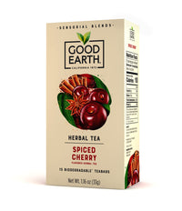 Good Earth Sensorial Blend All Natural Spiced Cherry Herbal Tea, 15 Count (Pack of 5)