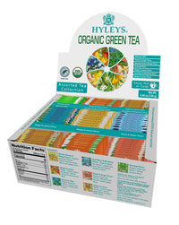 HYLEYS Tea Organic Green Tea Assorted Collection - 84 Tea Bags