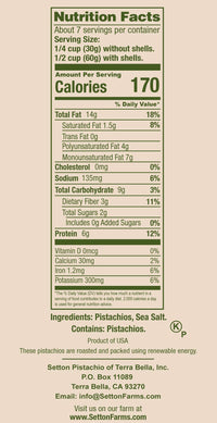 Setton Farms Pistachios, Dry Roasted and Salted Pistachios, Extra Large Premium California Pistachios, In Shell Pistachios, 14oz Burlap Gift Bag, Holiday Gifts, Thanksgiving Gifts, Rustic Bag, Certified Non-GMO, Gluten Free, Vegan and Kosher