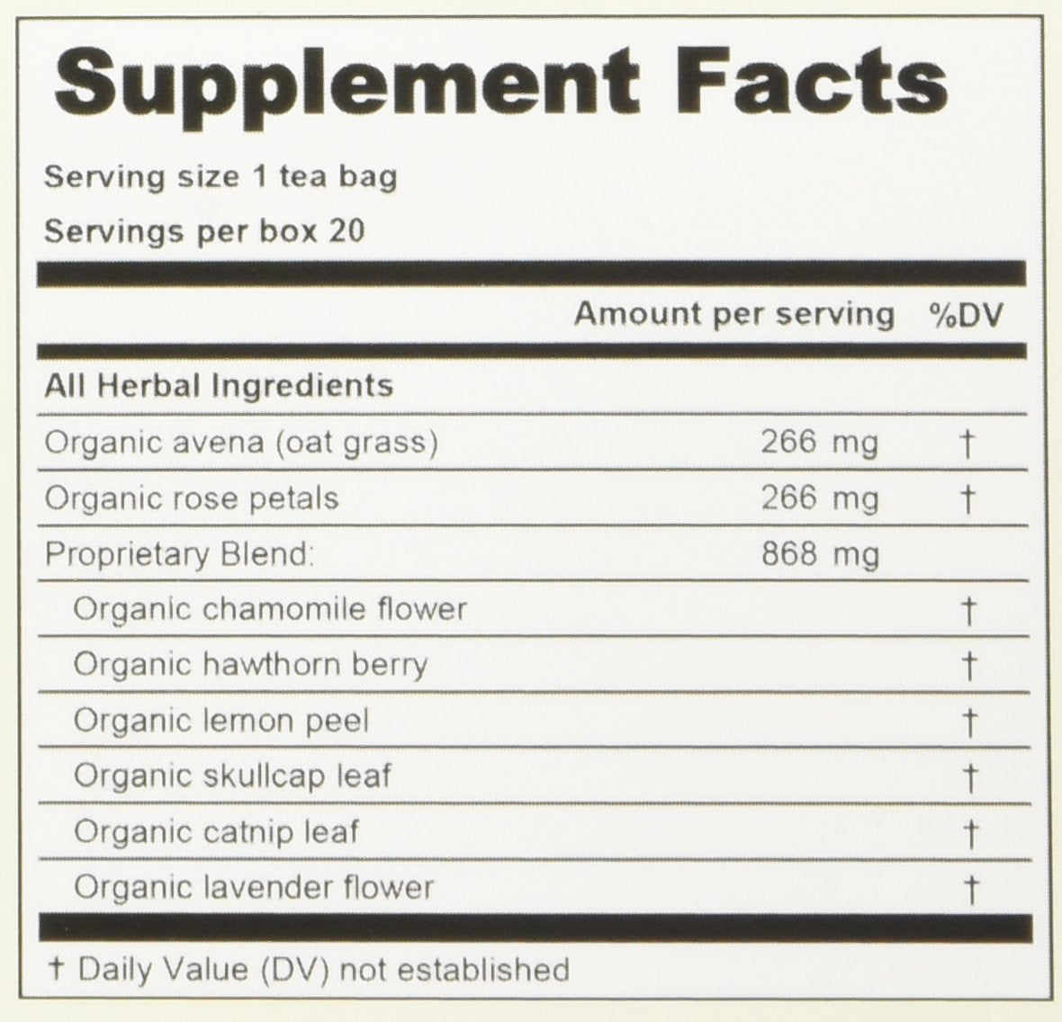 Lifestyle Awareness Teas Caffeine Free Tea, Serene Slumber, 6 Count