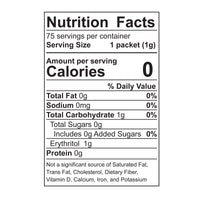 Wholesome Organic Stevia, Zero Calorie Sweetener Blend, Non GMO & Gluten Free, 2.64 Oz (Pack of 75)