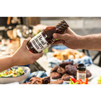 Head Country Bar-B-Q Sauce, Sweet & Sticky | Gluten Free BBQ Sauce With No Allergens Or Preservatives | Sweet & Robust Championship Barbecue Sauce Great on Beef, Pork & Chicken | 20 Ounce, Pack of 1