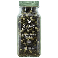 Simply Organic Peppercorn Medley, Certified Organic | 2.93 oz