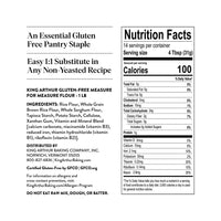 King Arthur, Measure for Measure Flour, Certified Gluten-Free, Non-GMO Project Verified, Certified Kosher, Non-Dairy, 1 Pound, Packaging May Vary