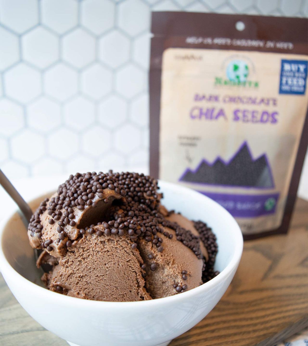 NATIERRAHimalania Organic Dark Chocolate-Covered Chia Seeds | Non-GMO & Vegan | 5 Ounce