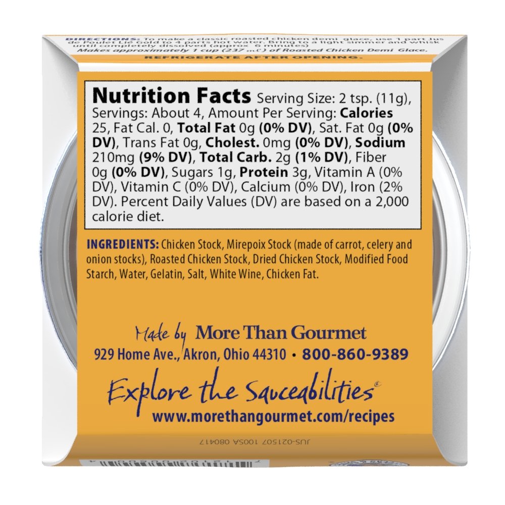 More Than Gourmet Roasted Chicken Demi Glace, 1.5 Ounce (Pack of 6)
