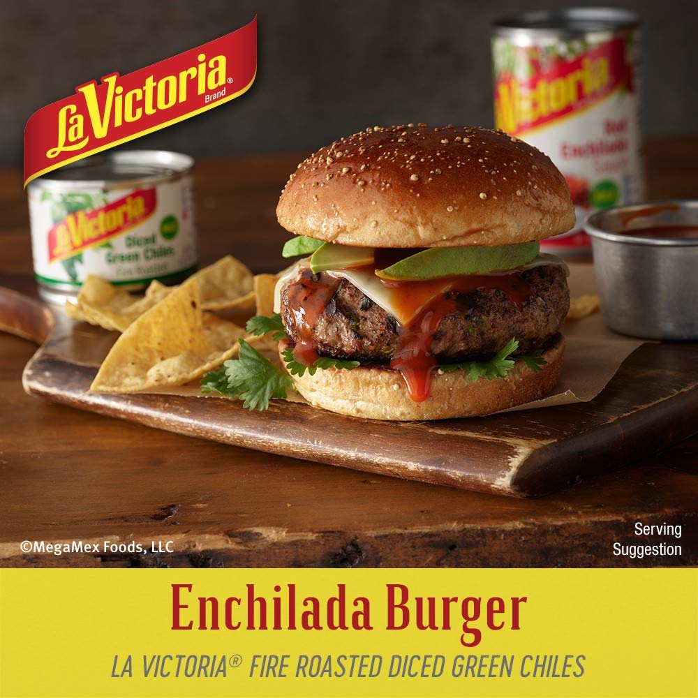 LA VICTORIA Fire Roasted Diced Green Chiles Mild, 7 Oz