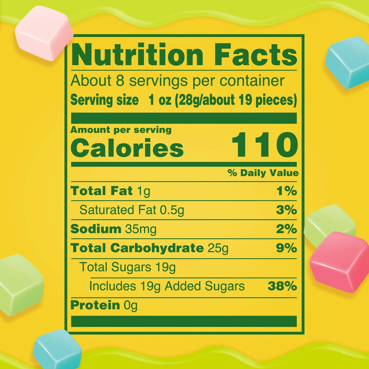 STARBURST Sours Minis Fruit Chews Candy, 8-Ounce Grab N Go Size Resealable Bag