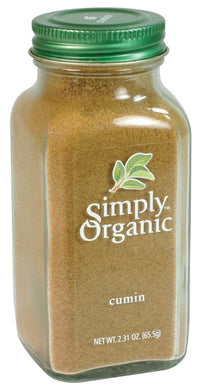 Simply Organic Ground Cumin Seed, 2.31 Ounce Bottle, Certified Organic | Cuminum cyminum L.