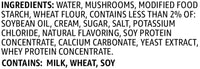 Happy Belly Low Fat Cream of Mushroom Soup 10.5 Ounce