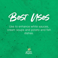 Simply Organic White Pepper, 2.86 oz